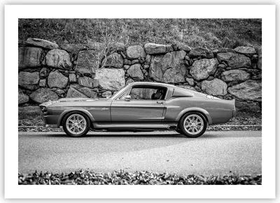 Produktbild von Poster - Poster ohne Rahmen - Auto Ford Mustang - 70x50 cm - Wand Bild - Wanddeko - Wandbilder - Kunstposter - Wandposter - Bilder - Kunstdruck - Wanddekoration - Wandbild - P2XAA70x50-5011