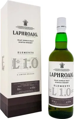 Produktbild von Laphroaig Elements 1.0 + Box 700ml 58,6% Vol.