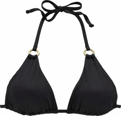 Produktbild von LASCANA Triangel-Bikini-Top Italy schwarz Größe 36 Cup C/D