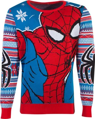 Produktbild von Spider-Man Pullover im Weihnachtslook - Spider-Man Knitted Christmas L