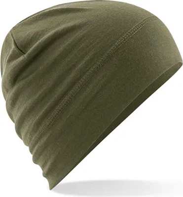 Image de Beechfield B370 | Bonnet en Laine - Couleur : Vert militaire - Taille : One Size