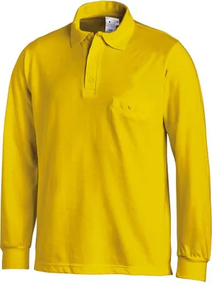 Produktbild von Leiber Polo-Shirt mit Langärmeln 08/841/18 Gelb-M