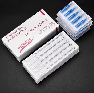Obrázek produktu pro Sada 50 sterilních jehel a hrotů pro tetování