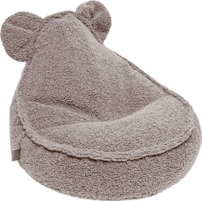 Fotel dziecięcy pufa sako worek fasoli miś Teddy, Bearly, jasnoszary