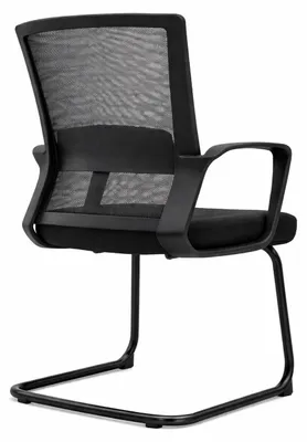 Zdjęcie produktu dla Nowoczesne krzesło biurowe z czarną siatką na oparciu i ergonomicznym designem