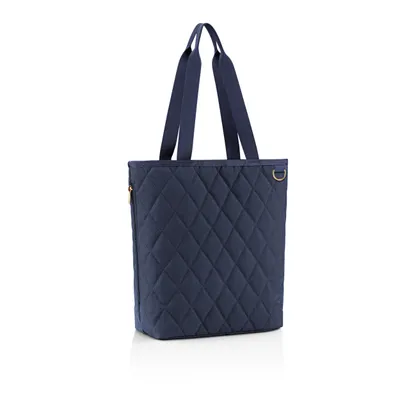 Immagine prodotto di reisenthel classic shopper M, Einkaufstasche, Tragetasche, Rhombus Midnight Gold, 8 L, DH4110