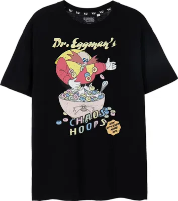 Image de Sonic The Hedgehog - T-shirt "Chaos Hoops" pour homme NS7377 (XXL) (Noir)