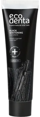 Productafbeelding van Ecodenta Tandpasta whitening houtskool extra black (100 ml)