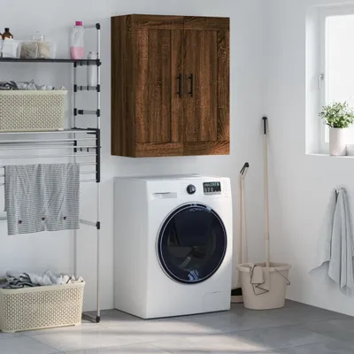 Produktbild von vidaXL Wandschrank Braun Eichen-Optik 69,5x34x90 cm Holzwerkstoff