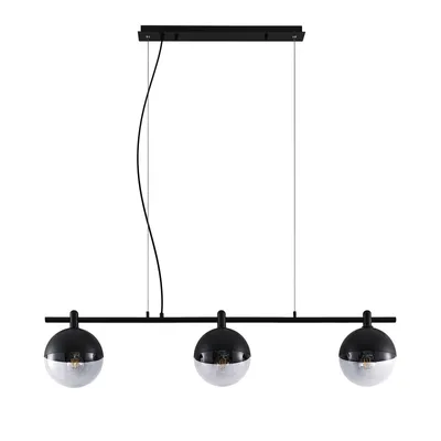 Produktbild von Lucande Dustian Hängeleuchte, 3-fl., 124 cm
