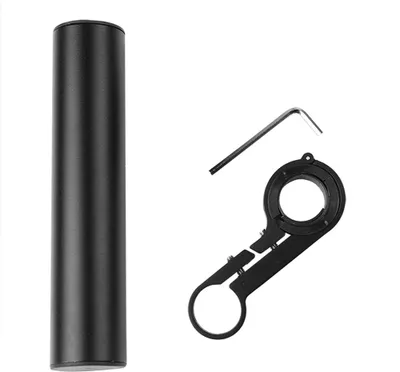 Zdjęcie produktu dla Fahrradverlängerungsrahmen -Ladelzier -Zubehör -Fahrrad -Lampen -Telefonhalter (Black 10 cm Legierungstube)
