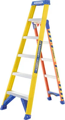 Produktbild von WERNER Anlege-oder Stehleiter Leansafe X3 Glasfaser 2 x 5 Sprossen Arbeitshöhe 3,7 m
