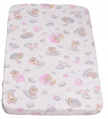 Produktbild von Polstrój Spannbettlaken 100% Baumwolle für Beistellbett