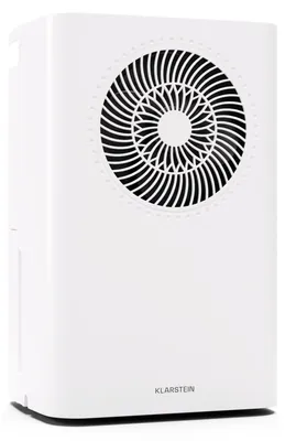 Produktbild von Klarstein CircleDry 12L Smart Luftentfeuchter, Wi-Fi App-Steuerung, Leise 38dB, 24h Timer, Kontinuierliche Entwässerung, Feuchtigkeitskontrolle, Tragbar für Räume bis 30m², Weiß