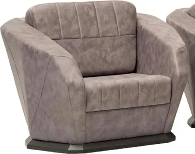 Immagine prodotto di Poltrona moderna Poltrona relax Alta qualità Tessuto Poltrona imbottita Grigio Divano 1 posto