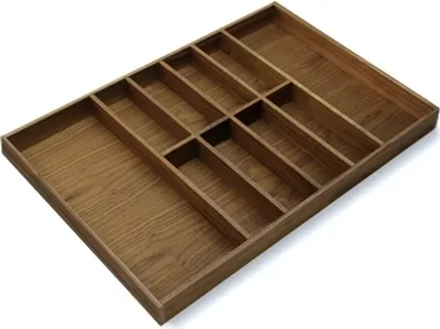 Produktbild von Besteckeinsatz NUSSBAUM 80er Schubl. B 718 x T 472 mm passend für BLUM Legra 19 mm Schubladen