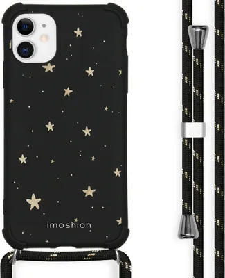 Produktbild von imoshion Design Hülle mit Band iPhone 11 - Stars Gold