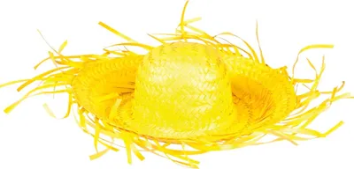 Produktbild von Hawaii Stroh-Hut Paradise | Gelb | Südsee Strandhut für Damen & Herren | Party & Kostüm