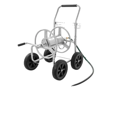 Immagine prodotto di Carrello portagomma, capacità 250 ft, mobile con cestello portaoggetti, 250 ft Senza tubo flessibile
