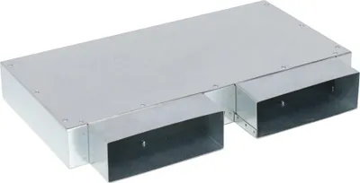 Produktbild von Flachkanal Verteiler 150 x 50 mm, zwei Eingänge, kein Ausgang