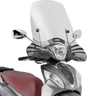 Image de Givi Kymco People One 125 Pare-brise haut argent argent One Size