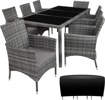 Produktbild von Rattan Sitzgruppe Almansa für 8 Personen