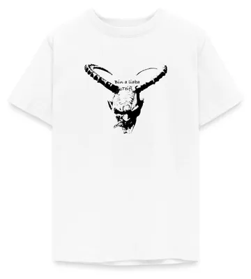 Produktbild von Spreadshirt Krampus Bin A Liaba Teifl Teenager T-Shirt, 152/164 (12-14 Jahre), Weiß