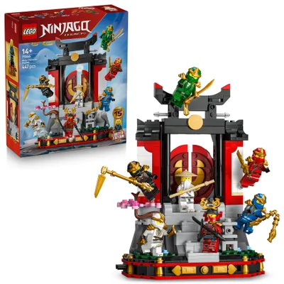 Zdjęcie produktu dla LEGO NINJAGO Ozdoba z postaciami ninja — 15-lecie, Zestaw do budowania, 14 lat(a), Plastik, 447 szt., 611 g