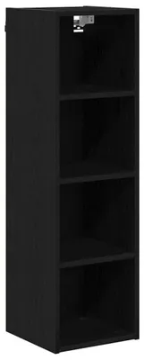 Productafbeelding van Wandkast in Zwart Eikenlook 30 x 29,5 x 100 cm