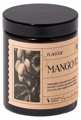 Produktbild von Flagolie Sojakerze Mango Fruchtige Duftkerze