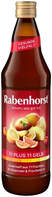 SOK WIELOOWOCOWY (ŻÓŁTY) MULTIWITAMINA 11 PLUS 11 NFC 750 ml - RABENHORST
