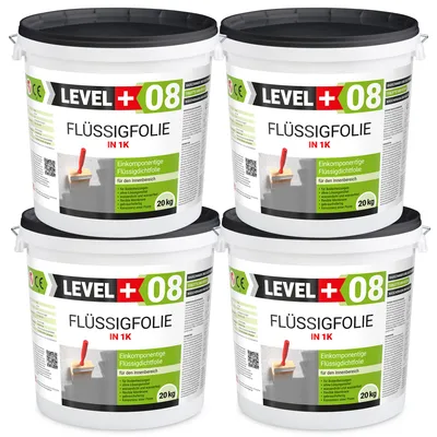Produktbild von Dichtfolie Flüssigfolie 80Kg Bad Dusche Küche Innen Abdichtung Wasserdicht LEVEL+ RM08