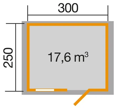 Produktbild von weka Gartenhaus Premium 28 FT Gr. 2