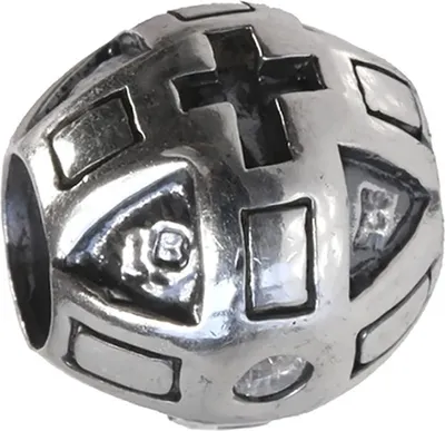 Productafbeelding van CarloBiagi charme bedel, Zepter, zirkonia, 925 echt zilver, sieradenelement, artikelnummer D2BBSCZ55C