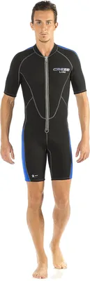 Produktbild von Cressi Herren Neopren Schwimmanzug Lido, schwarz/blau, S, LV455002