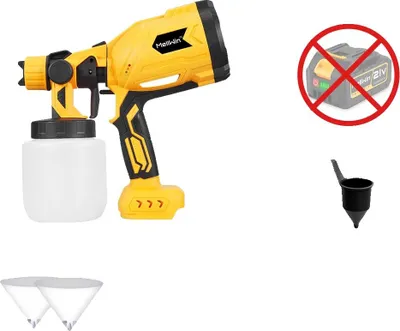 Produktbild von Lackierspritzpistole, 1000ml Kapazität, 4 Kupferdüsen, KEINE Batterie