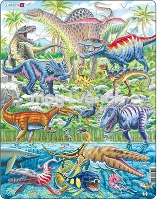Image de Dinosaures qui volent, courent et plongent puzzle 70 pièces