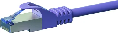 Produktbild von CAT 6a Netzwerkkabel LSOH - S/FTP - 1 Meter - Violett