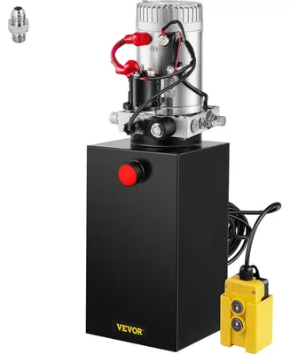 Image de Pompe hydraulique – Pompe à huile – Moteur 12V DC – Réservoir en acier – Pression maximale de 3200 PSI avec télécommande