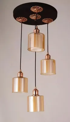 Image de Luminaires Lustre Plafonnier Lustre Moderne Or