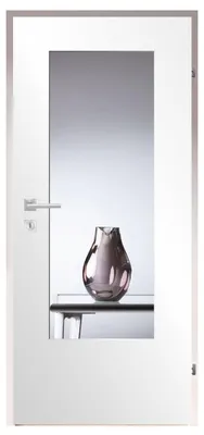 Produktbild von FLEXO Klarglas, 4 mm Float ESG, Tuer mit Lichtausschnitt, Sicherheitsglas, Einscheibensicherheitsglas, transparent, Lichtdurchlass, Glasausschnitt fuer Tuer