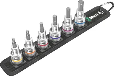 Produktbild von Wera Belt C 2 Zyklop Bitnuss- Satz Innensechskant mit Haltefun