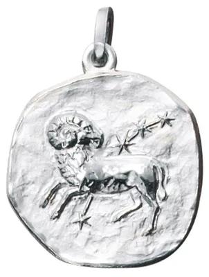 Produktbild von Sternzeichen Widder - Anhänger aus 925 Echt Silber Sterlingsilber Halsschmuck