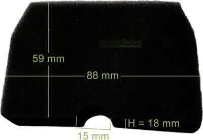 Immagine prodotto di Filtro aria per Husqvarna 343 F FR FRM 345 RX FX FXT R / 537 42 71-01 Decespugliatore