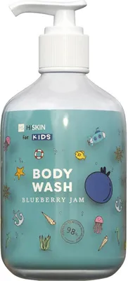 Zdjęcie produktu dla HiSkin Kids Żel pod prysznic o zapachu dżemu jagodowego, 400 ml