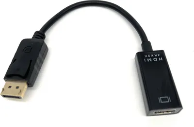 Produktbild von DisplayPort auf HDMI Adapter Konverter 4K FullHD DP zu HDMI PC Notebook Beamer