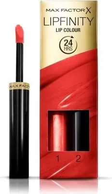 Produktbild von Max Factor Lipfinity Lip Colour, Rot, So Glamorous, 1 Farben, Färbung, Feuchtigkeitsspendend, Glanz, Flüssigkeit