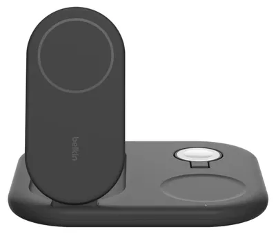 Produktbild von Belkin BoostCharge, Drinnen, USB, Kabelloses Aufladen, 1,5 m, Schwarz