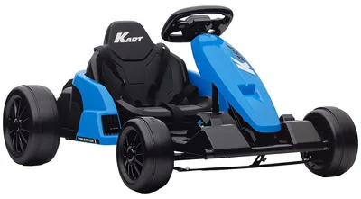 Immagine prodotto di Go-kart elettrico per bambini a 24V - Modello drift | Colore: Blu | Dimensioni: 77x115x55,5 cm