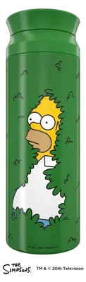 Produktbild von HOLY Thermo Shaker Becher Simpsons Edition 700ml Edelstahl Homer Simpson dunkelgrün